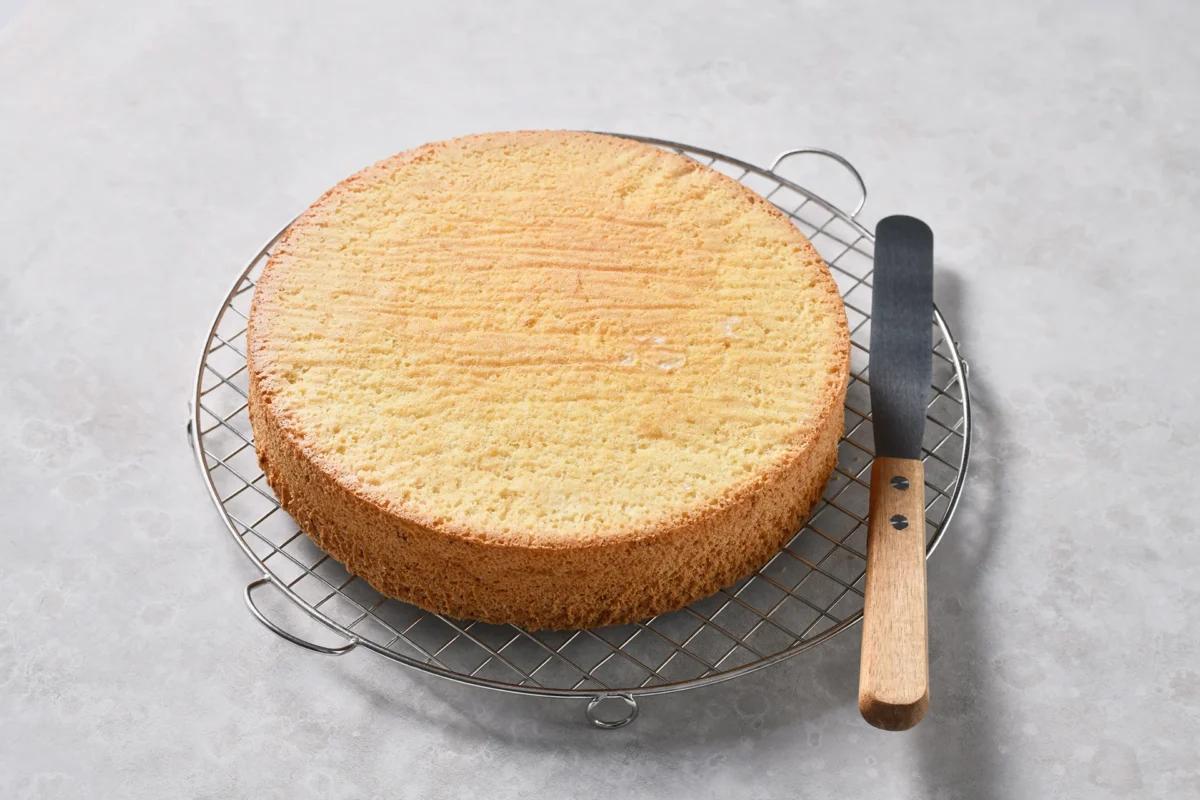 Biscuit de la catégorie . Méthode de préparation cuire. Le plat terminé est joliment présenté et photographié en vue aérienne (photographie alimentaire). Suggestion de présentation, recette originale de Croqu'menus, tirée du livre de cuisine le plus connu de Suisse